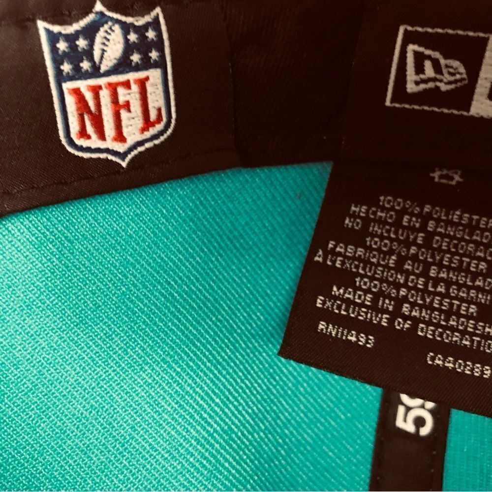 Miami Dolphins Embroidered Logo Elements Collection 59FIFTY Snapback Cap Hat - Picture 9 of 9